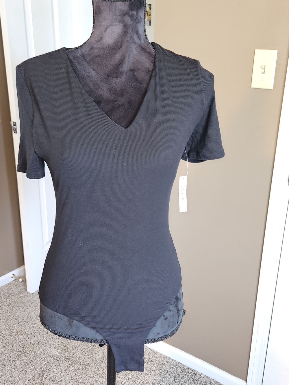 Soma Black Bodysuit